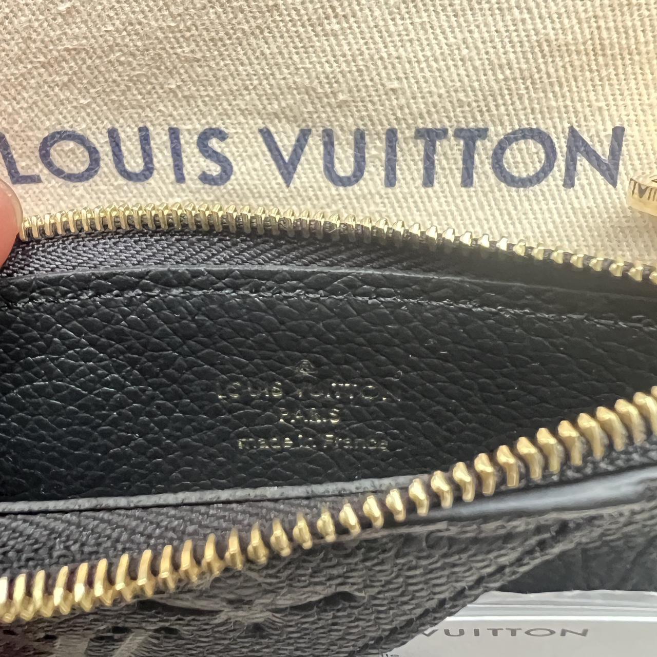 Louis Vuitton Black Empreinte Romy Card Holder, myGemma
