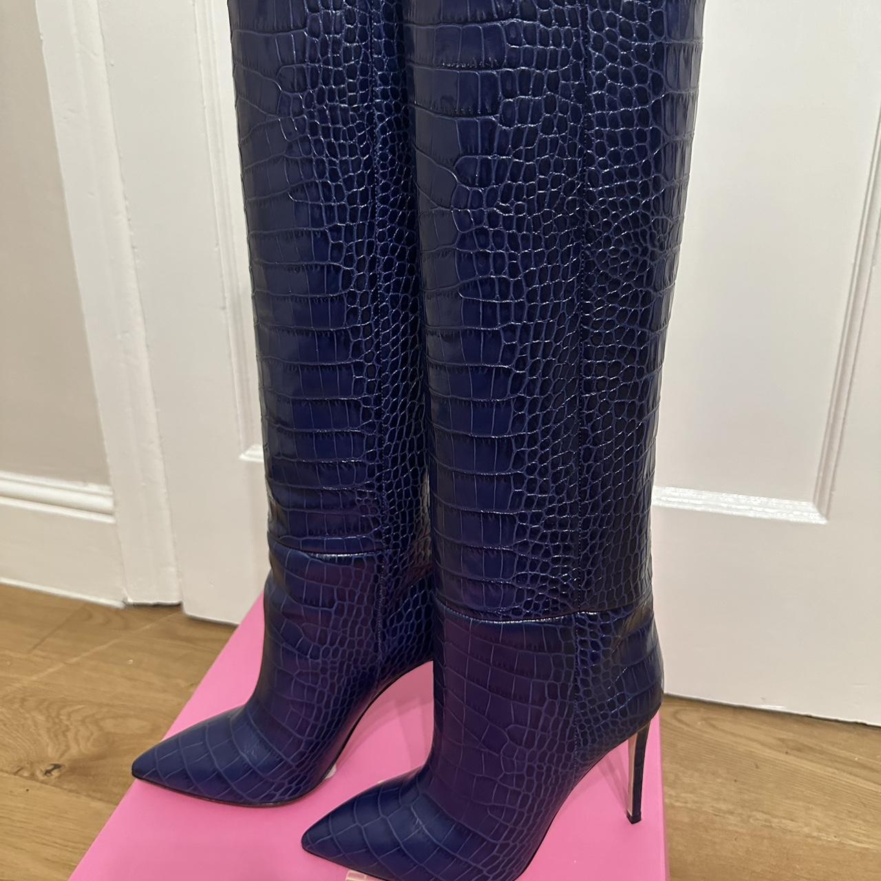 BRAND NEW! PARIS TEXAS Indigo Blue/ Navy Boots