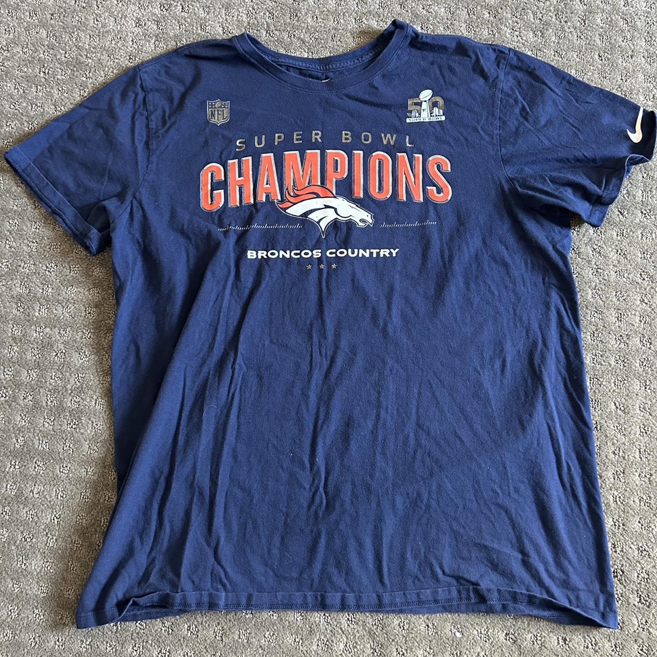 Denver Broncos NFL Super Bowl 50 Champions T-Shirt - XL – The