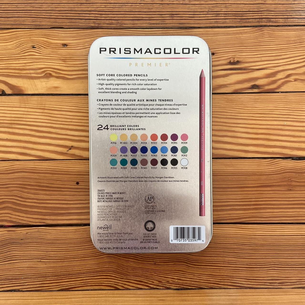 prismacolor premier 24 count colored pencils with... - Depop