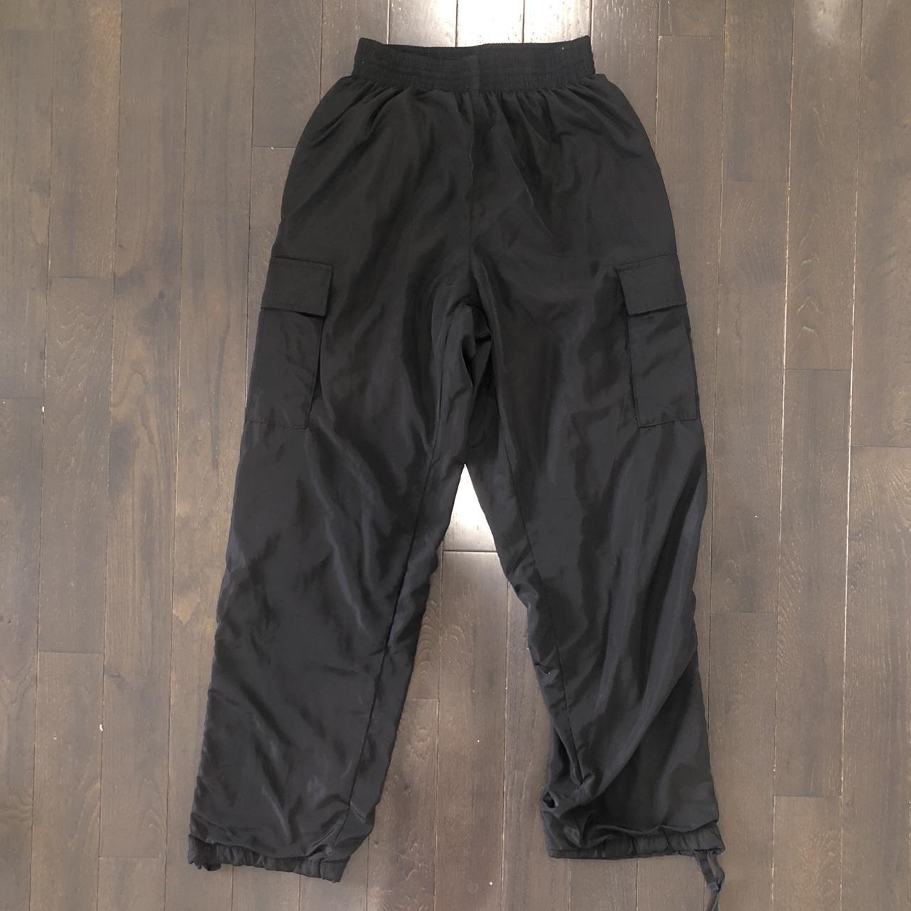 brandy melville black frances track pants Depop