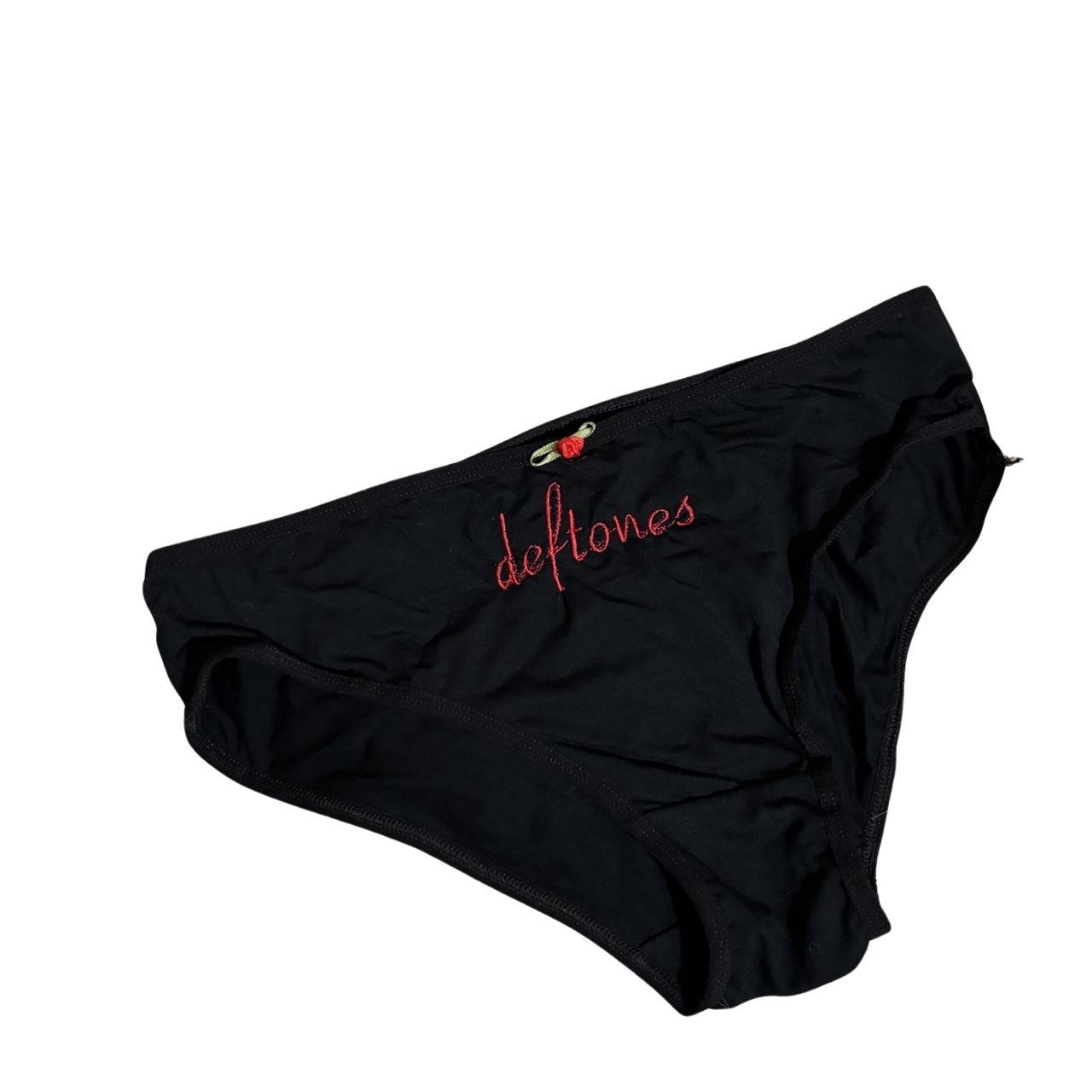 New never worn Deftones rose panties 🥀🖤 Stretchy,... Depop