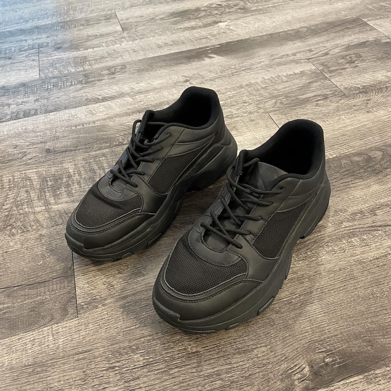 ASOS Men's Black Trainers | Depop