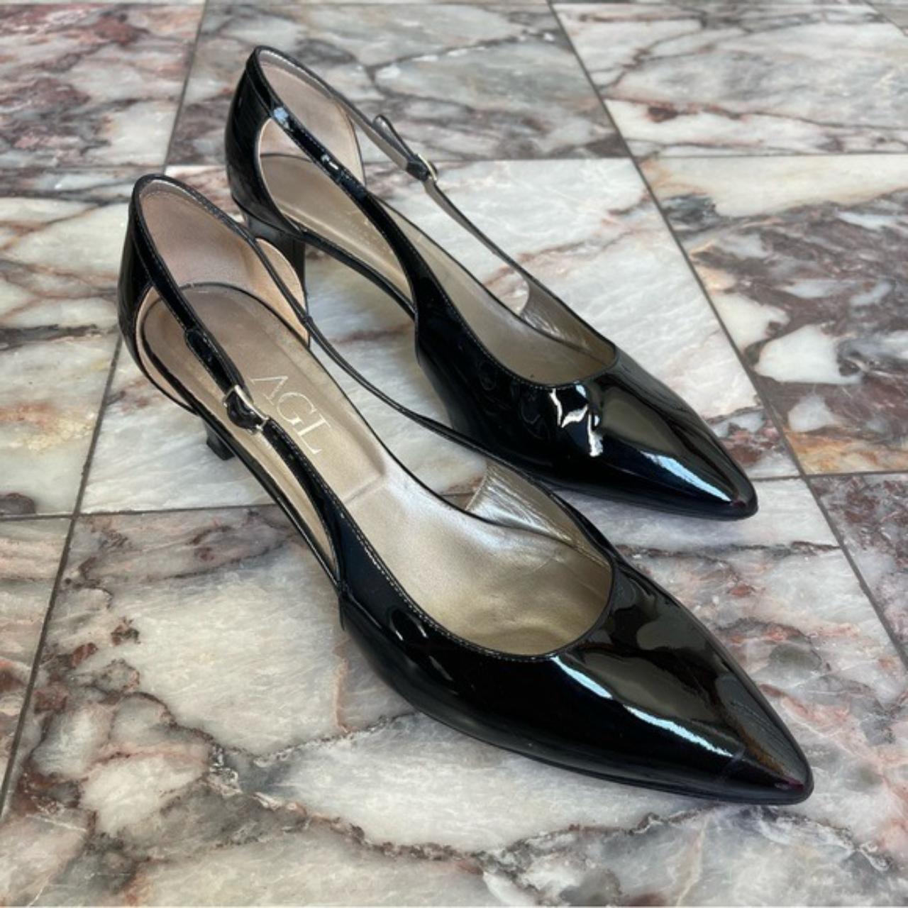 AGL Black Patent Leather Pumps Attilio Giusti