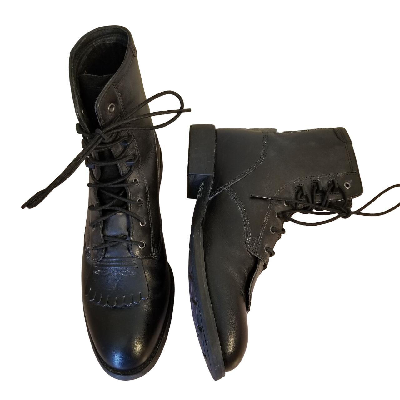 Ariat black lace up hot sale boots