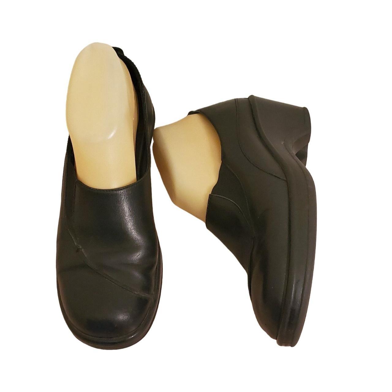 Dansko 38 Black Leather Comfort Nurse Shoes 7.5 8... - Depop