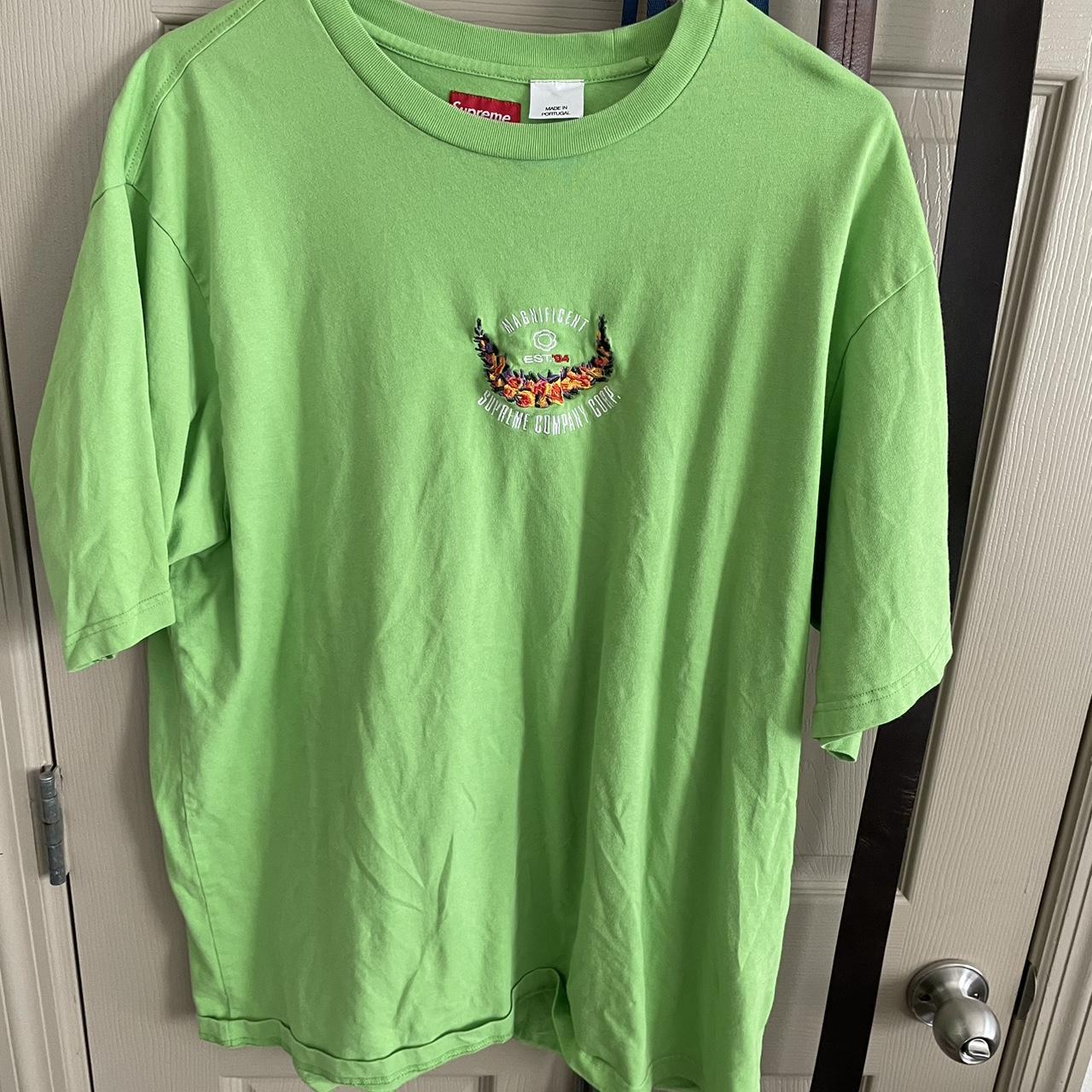 supreme neon shirt