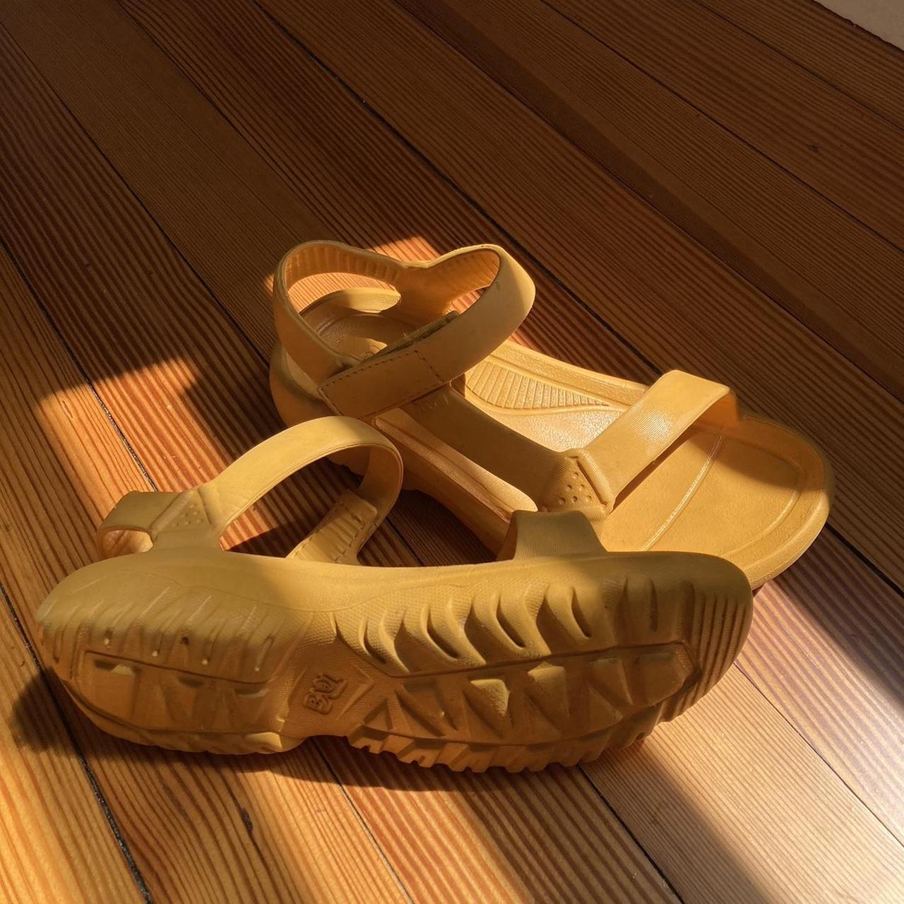 teva sandals yellow