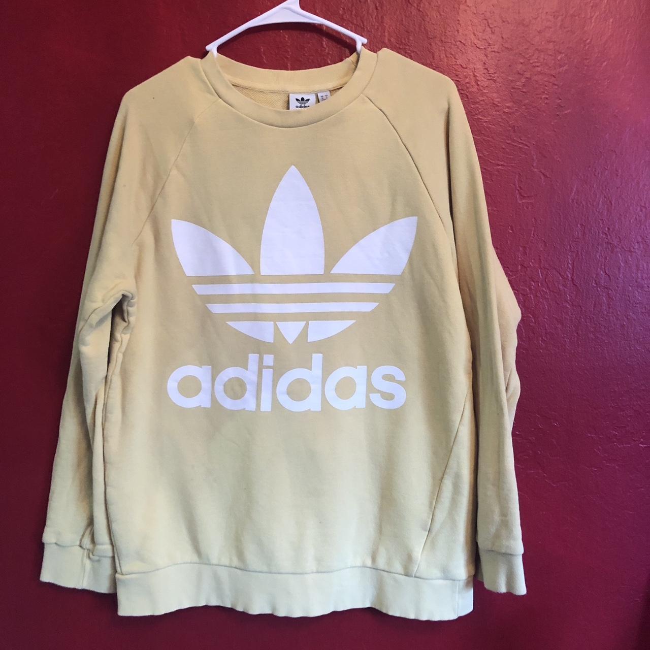 Adidas cream jumper new arrivals