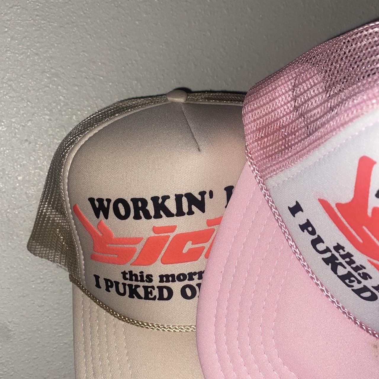 SICKO Pink Trucker Hat Sicko sickö Pink Hat Born | Depop