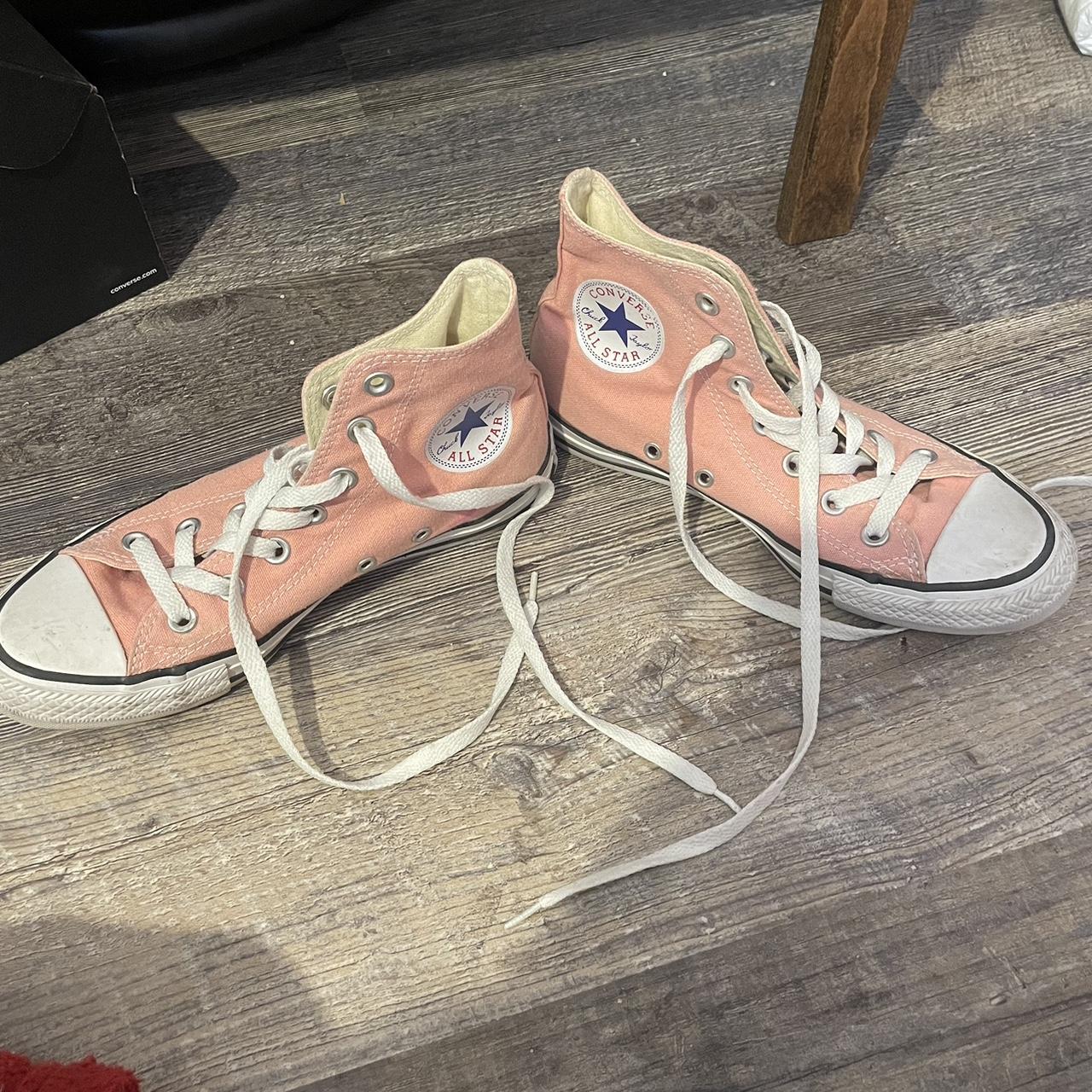 Pink converse store size 7