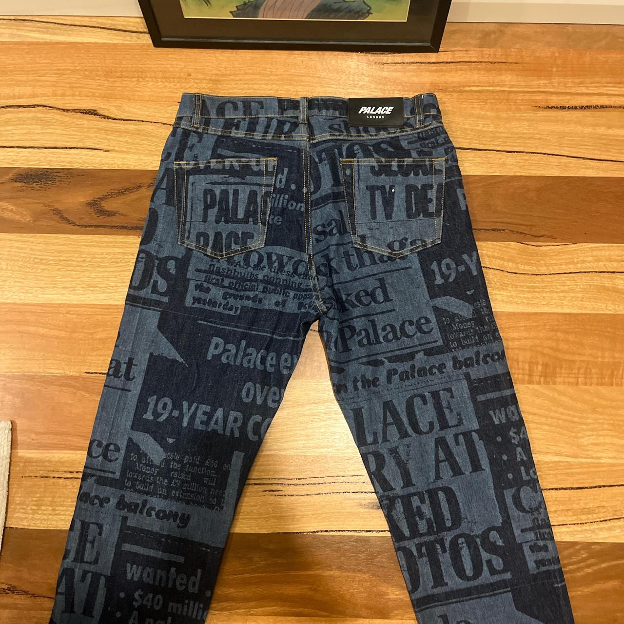 PALACE TABLOID DENIM JEANS MENS US 30 WORN ONCE LIKE | Depop