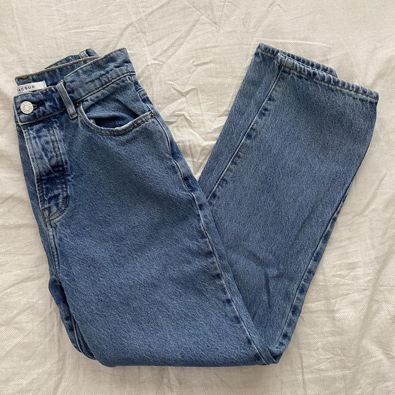 pacsun high rise straight leg jeans dm for measurements - Depop