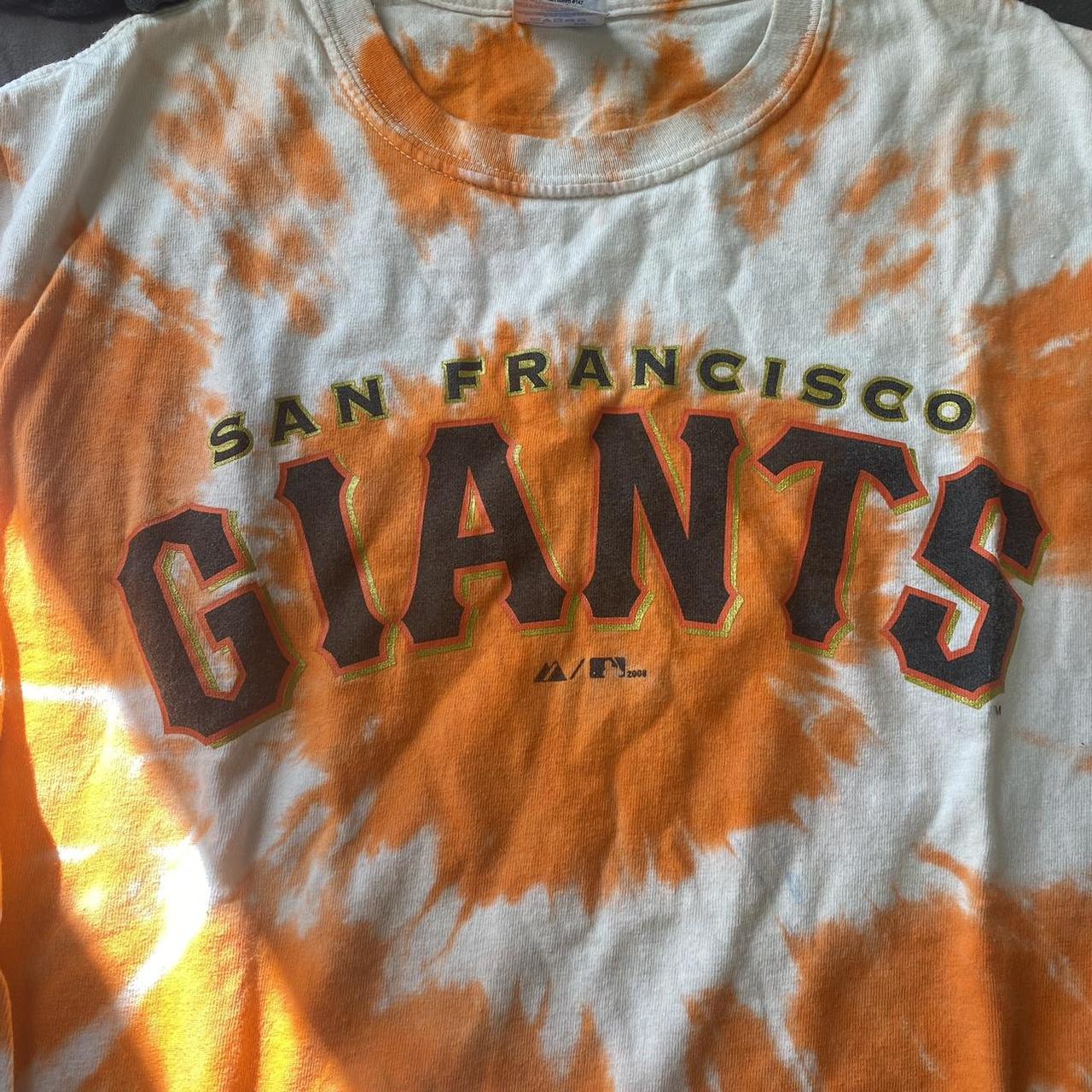 Tie Dye San Francisco Giants Baseball Shirt On the - Depop