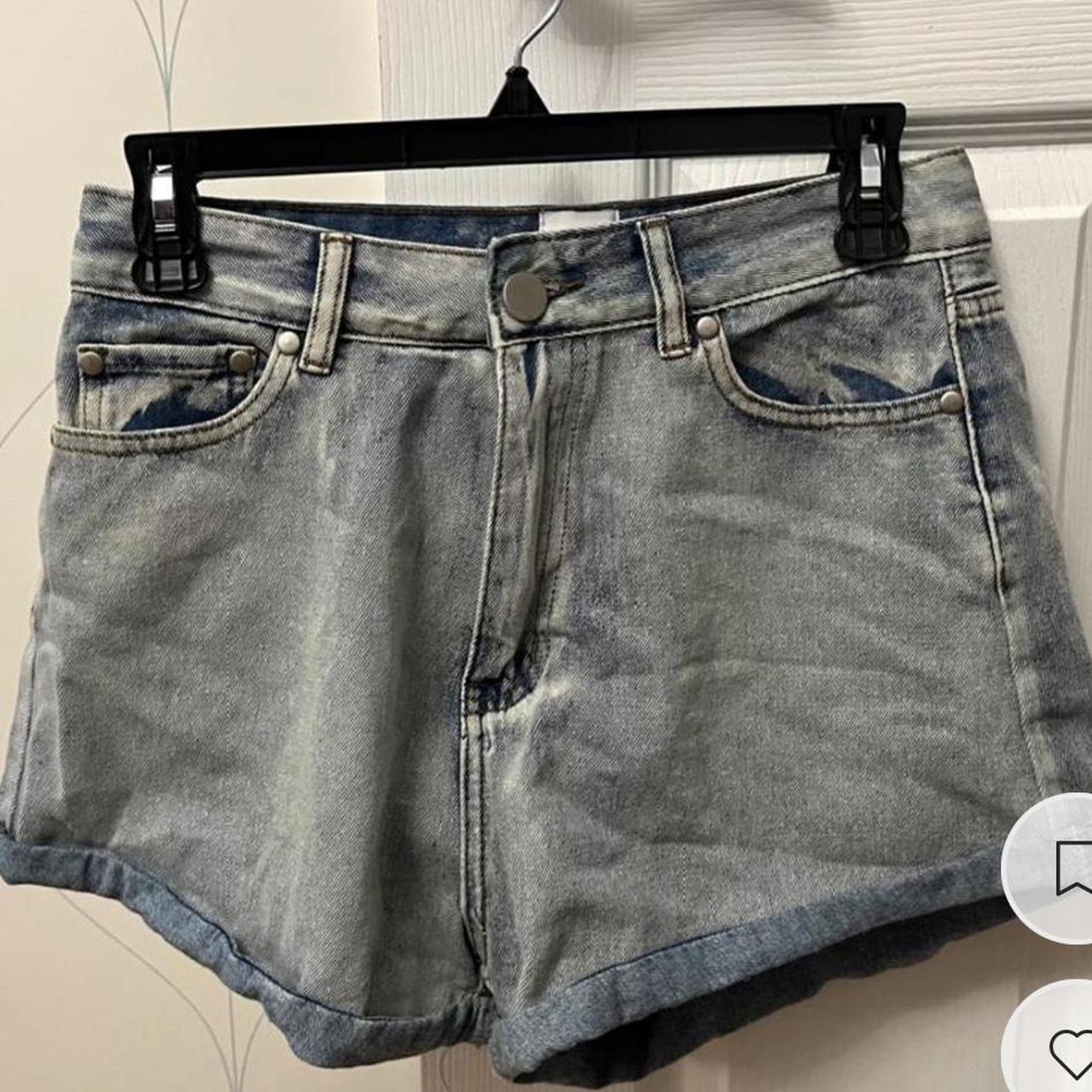 Gun Barrel City High Waisted Shorts Pale Blue