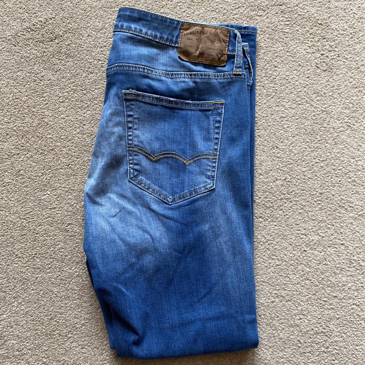 American Eagle blue jeans Extreme Flex Size UK 34... Depop