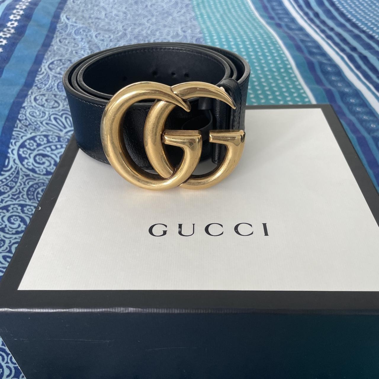 Authentic Gucci Marmont belt Size 80 Good... - Depop