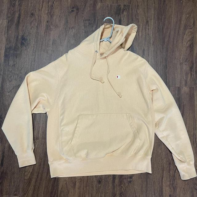 Champion reverse weave online hoodie taupe