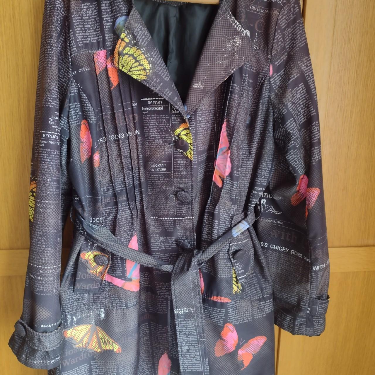 John Galliano butterfly gazette newspaper print | Depop