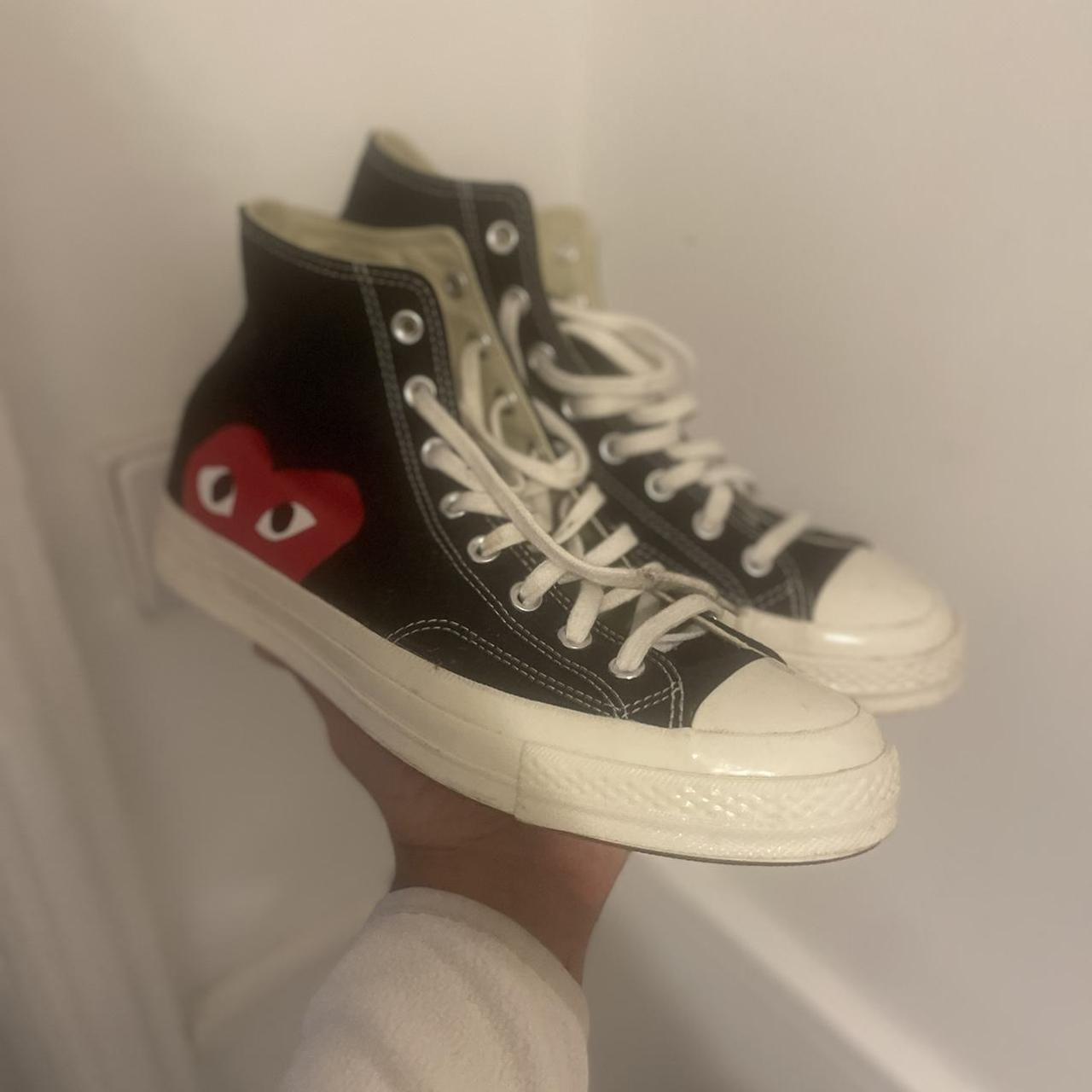 Cdg shops converse real vs fake