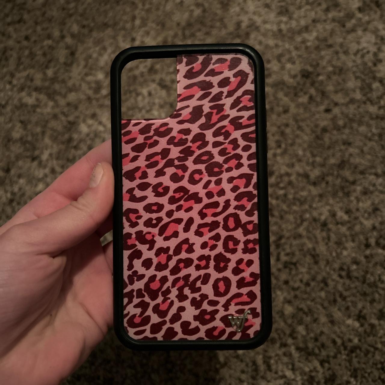 Pink cheetah print wildflower case iPhone 11 Depop