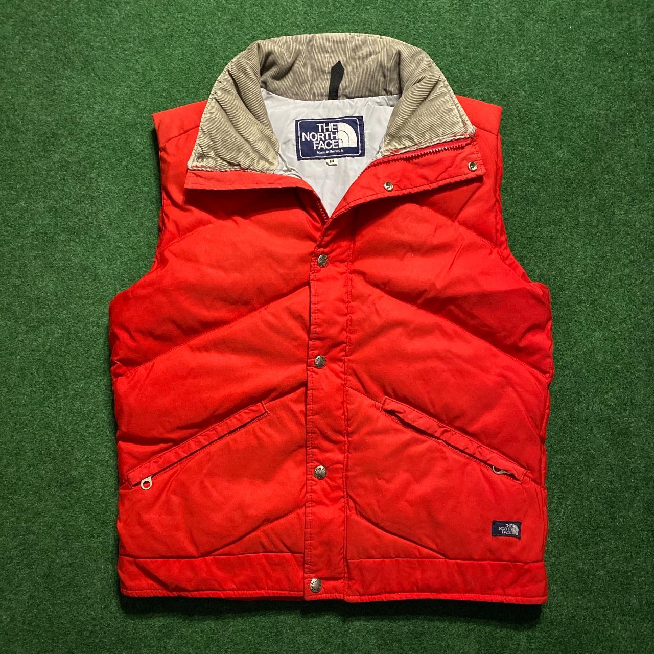 North face red hot sale vest womens