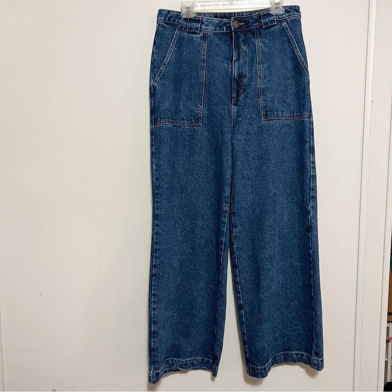 Lucy and Yak Women's Blue Jeans | Depop
