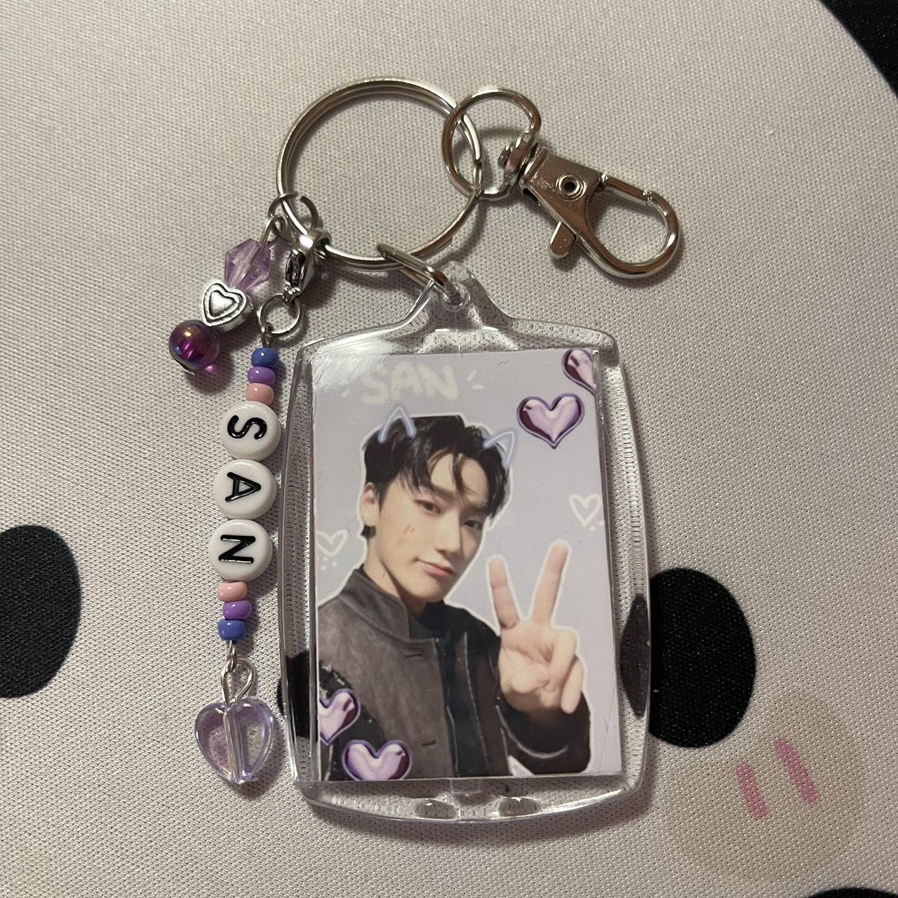 Ateez Aniteez: SANdeoki San keychain handmade by me!... - Depop