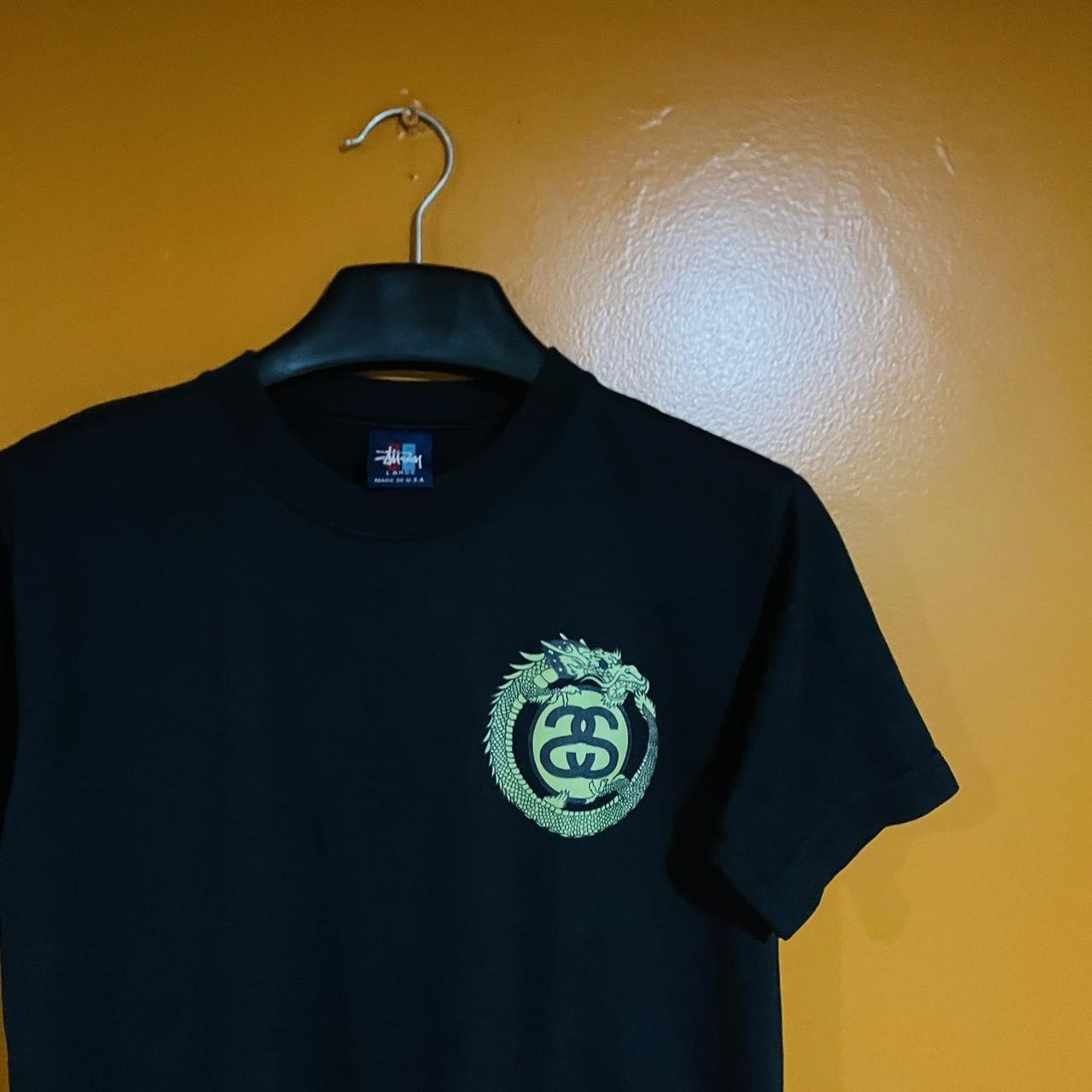 Vintage 90's Stussy Dragon Shirt - TokoPyramid