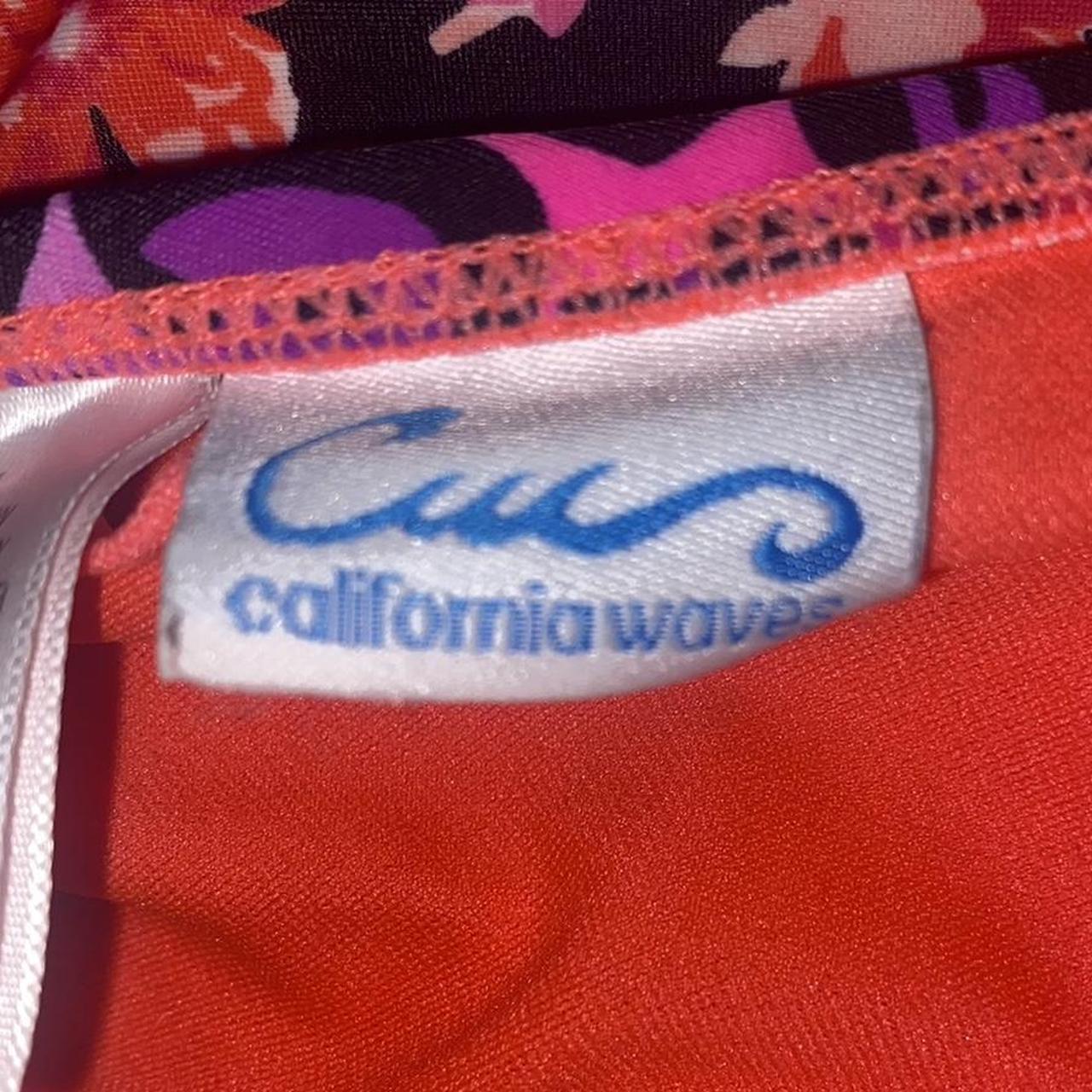 California Waves Women's Pink and Purple Bikini-and-tankini-tops (6)