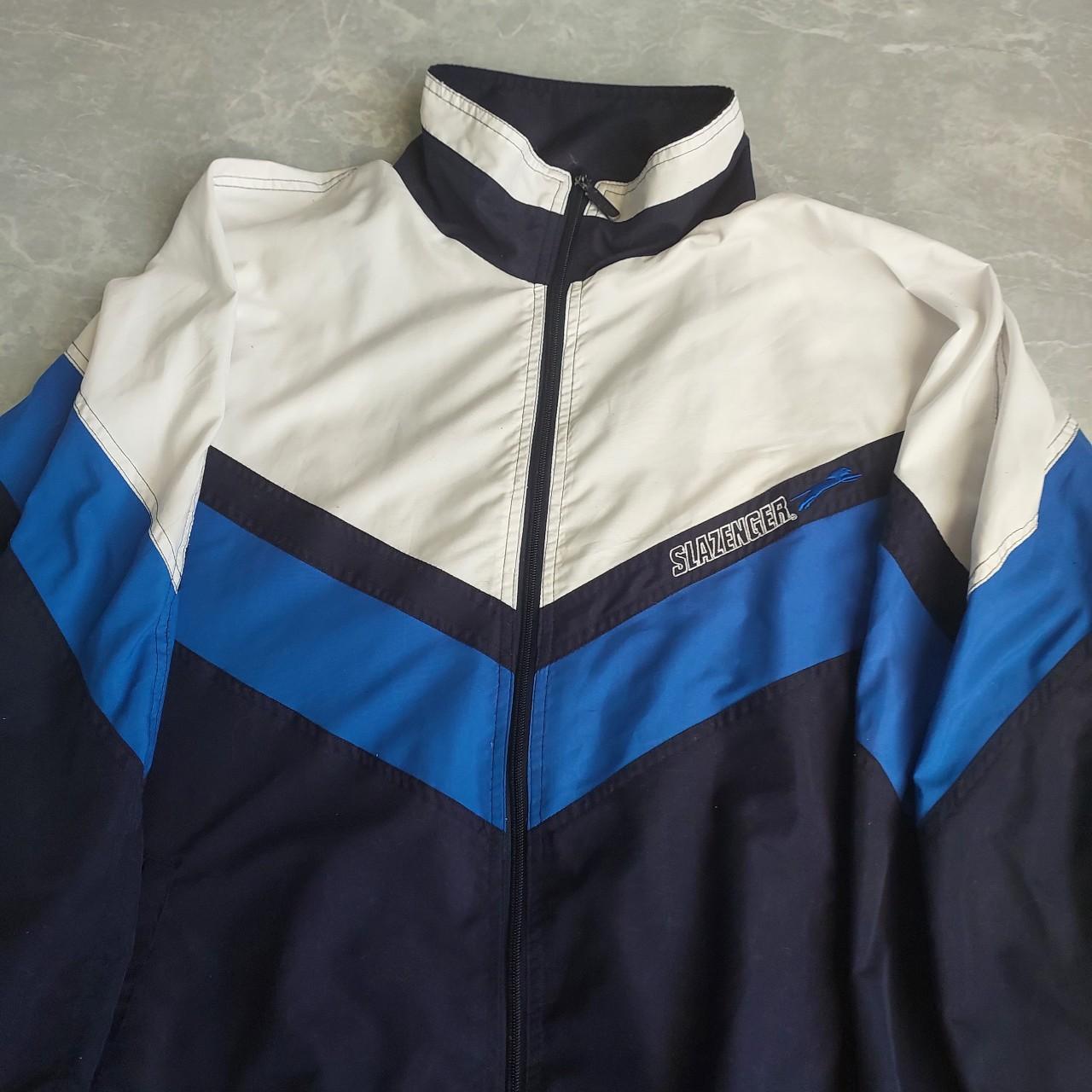 Vintage Slazenger jacket Size large Used condition... - Depop