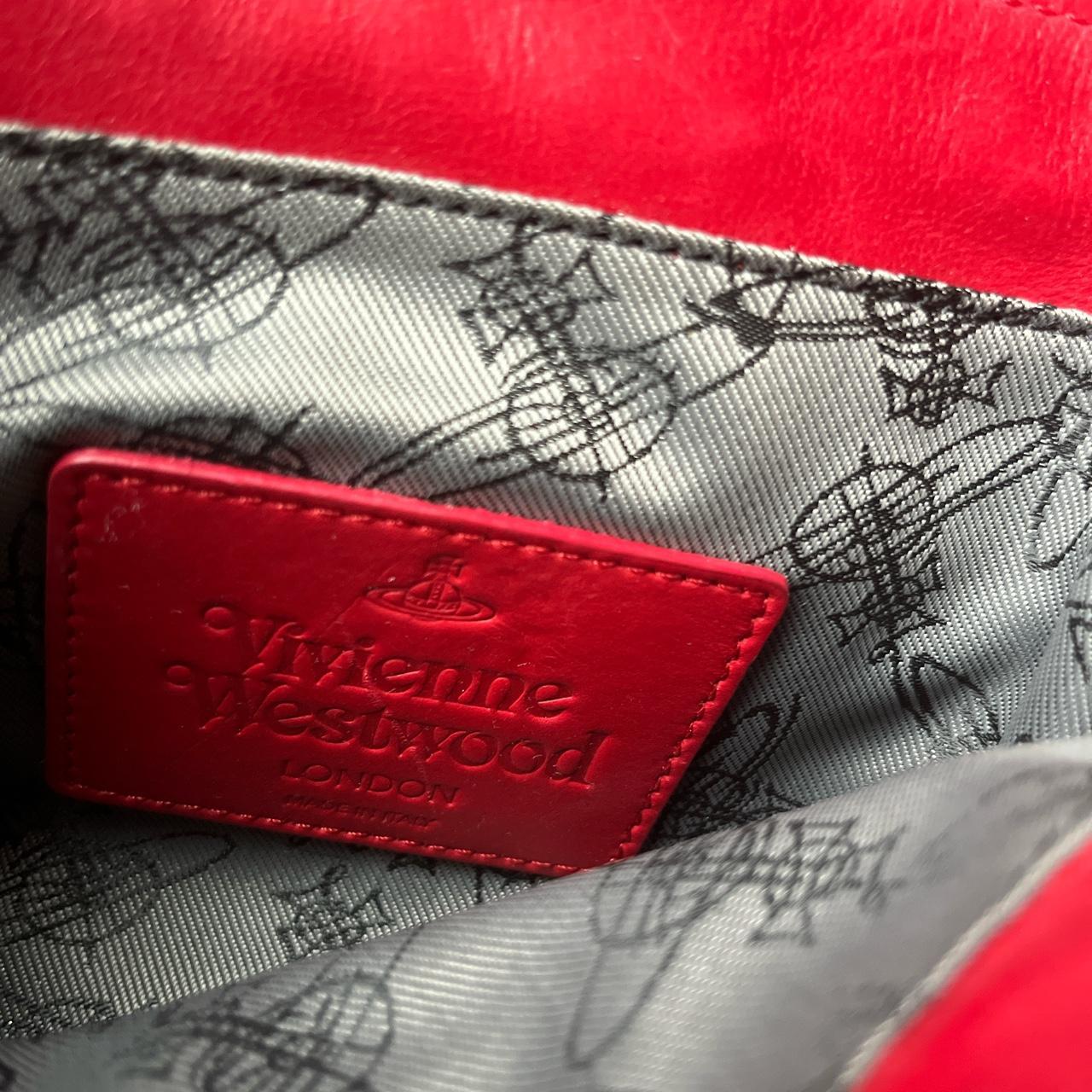 Red Vivienne Westwood bag, only worn a handful of... Depop