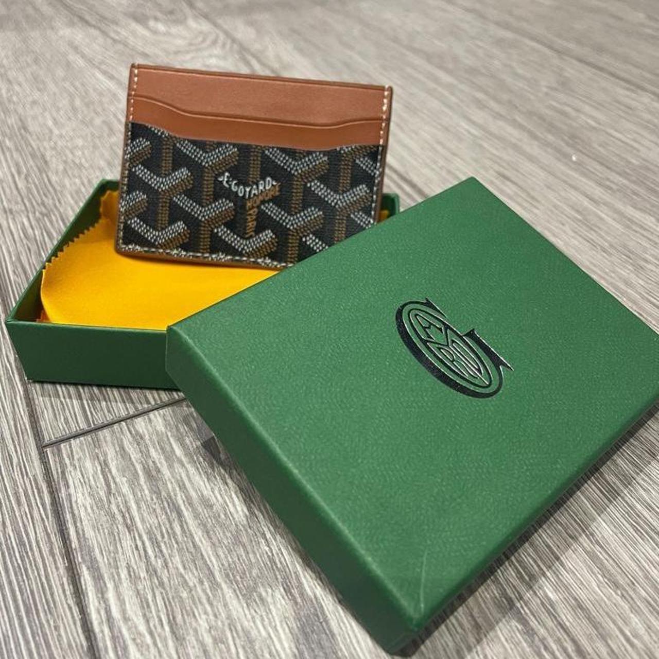 Goyard Card Holder - Dark Green Brand new never - Depop