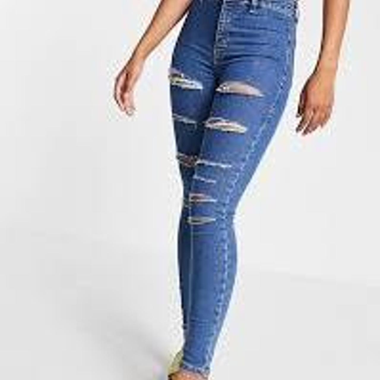 🔵TOPSHOP JONI RIPPED JEANS, Size W30 L32, worn a