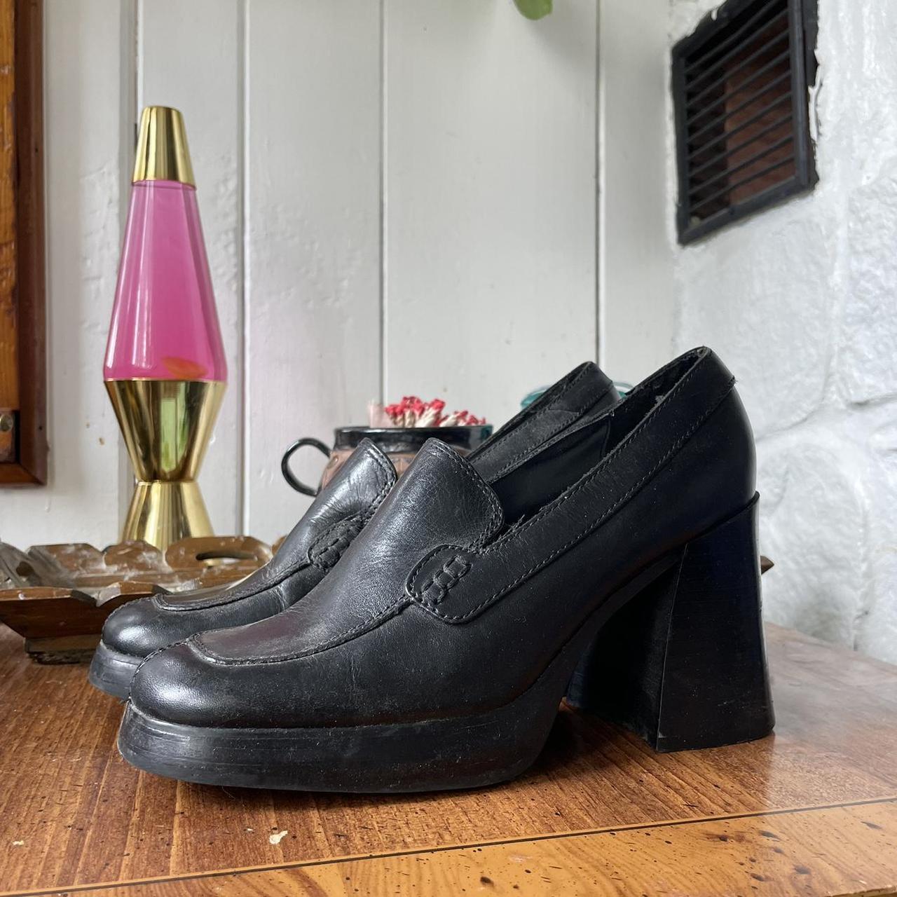 Heeled 2024 platform loafers