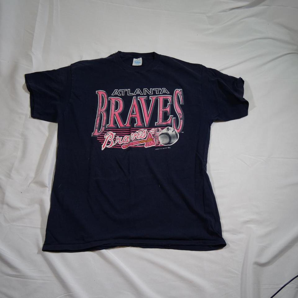 ♻️ ITEM INFO Atlanta Braves Shirt Men Tomahawk - Depop