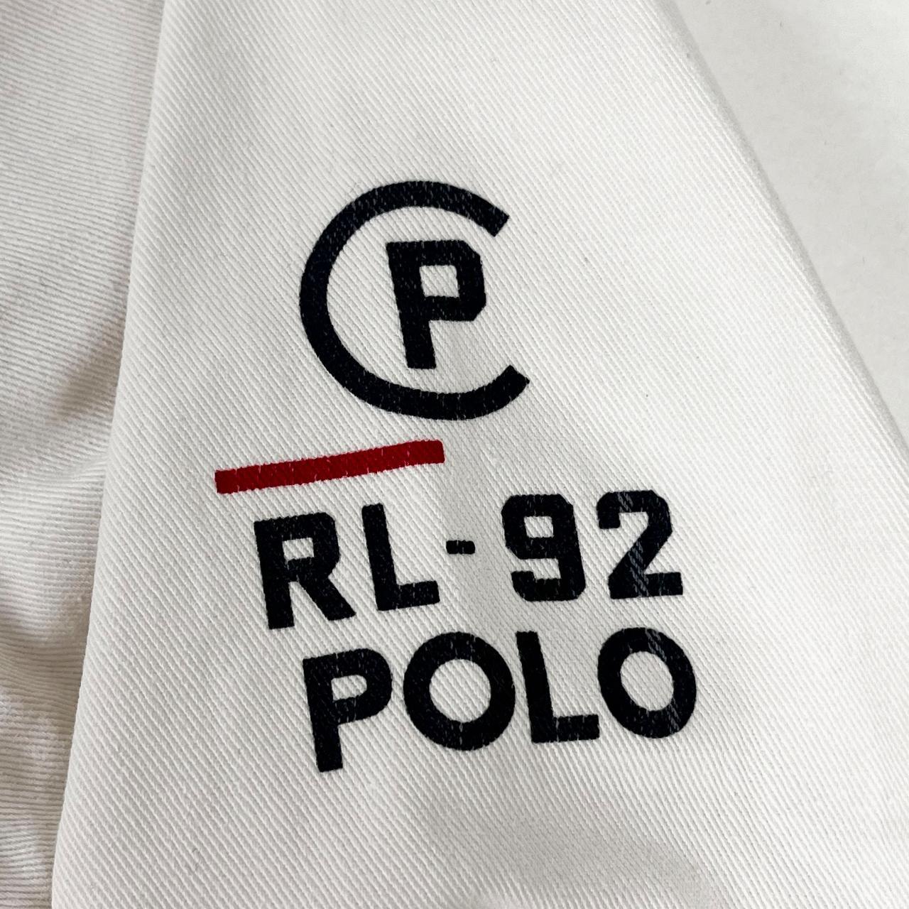 Vintage Polo Ralph Lauren CP RL 92 Olympic White Zip... - Depop