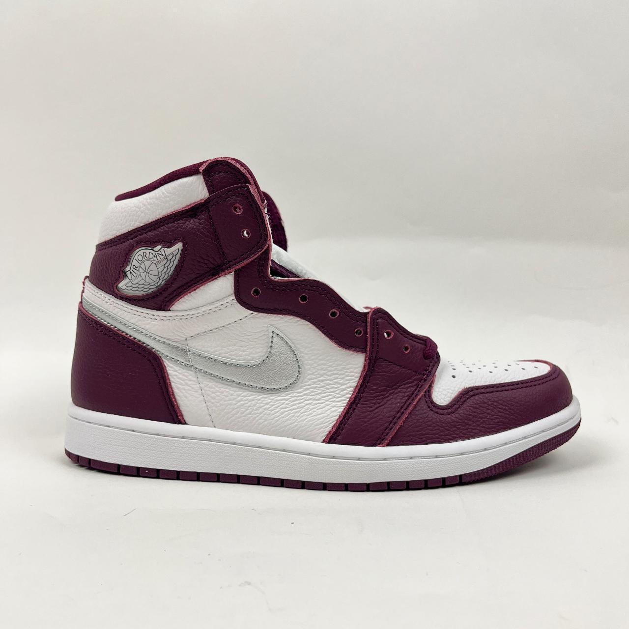 Nike Air Jordan 1 Retro High OG Shoes Bordeaux White... - Depop