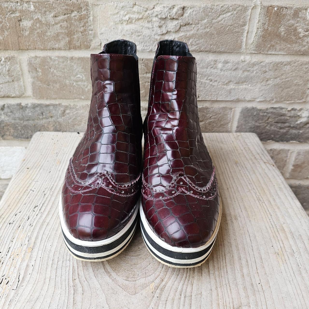 Dune burgundy chelsea boots best sale