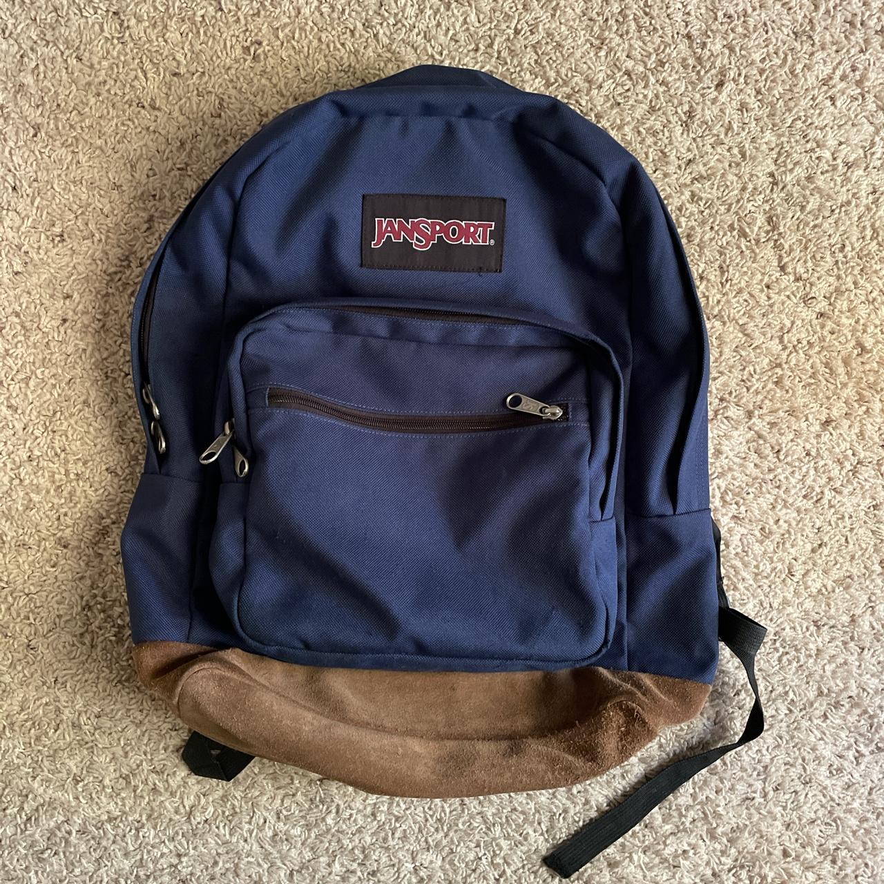 Jansport Women's Navy Bag | Depop