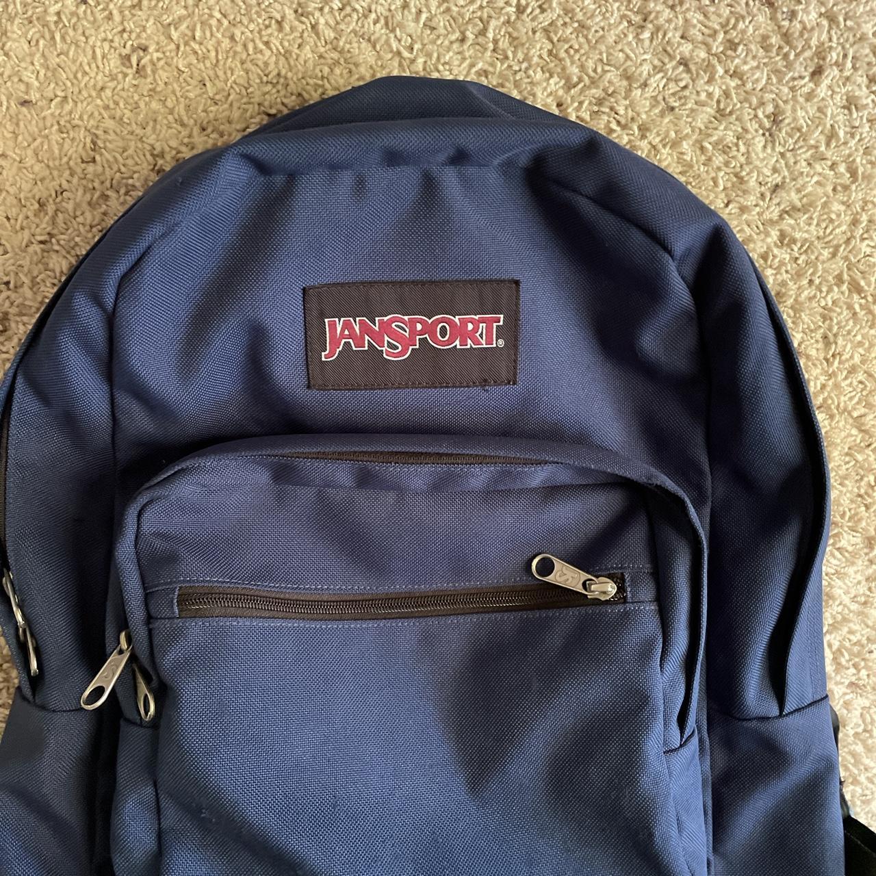 Jansport Women's Navy Bag | Depop