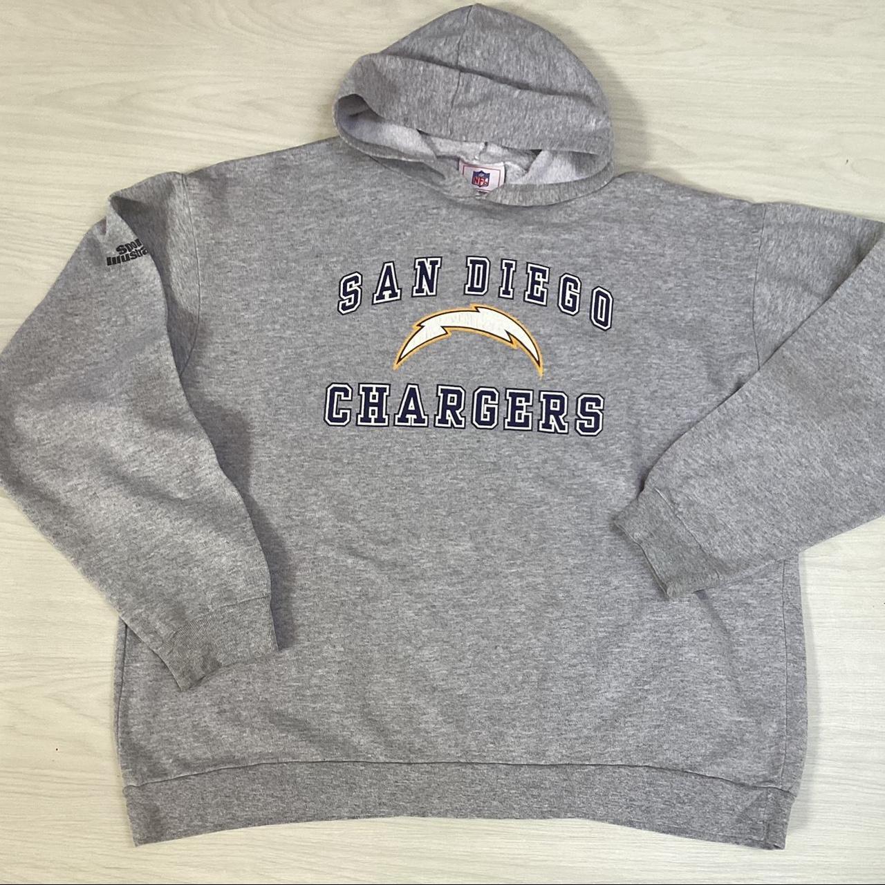 NFL Sweatshirt Hoodie Sandiego Chargers Few age - Depop