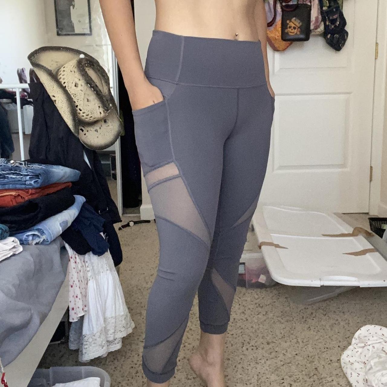 Lululemon grey leggings - Perfect condition and - Depop