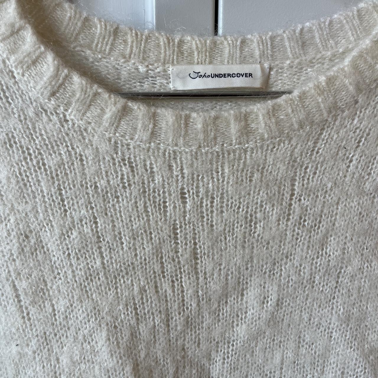 JOHN UNDERCOVER , MOHAIR SWEATER , CREAM, SIZE 2 , John...