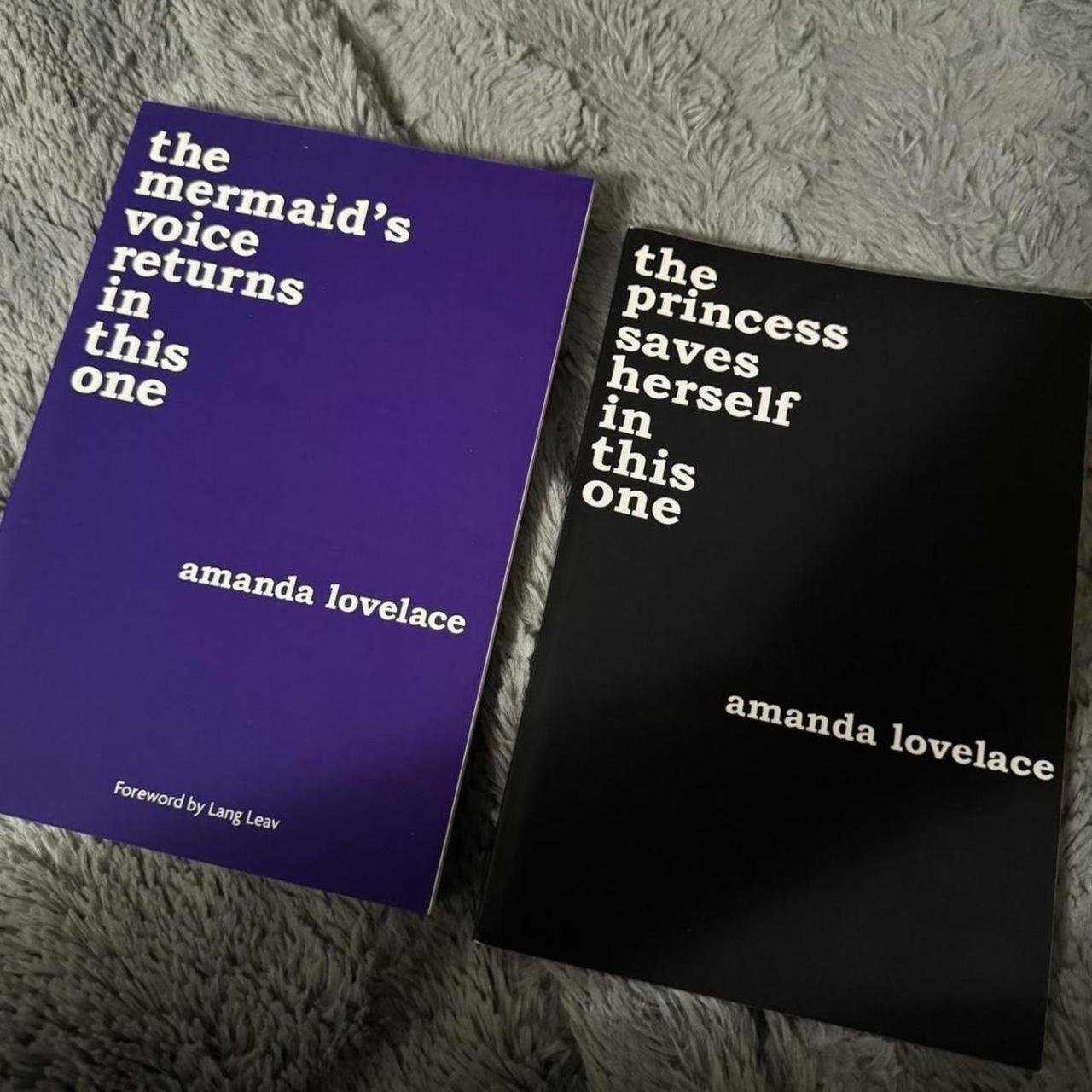 2) amanda lovelace poetry books in excellent... - Depop