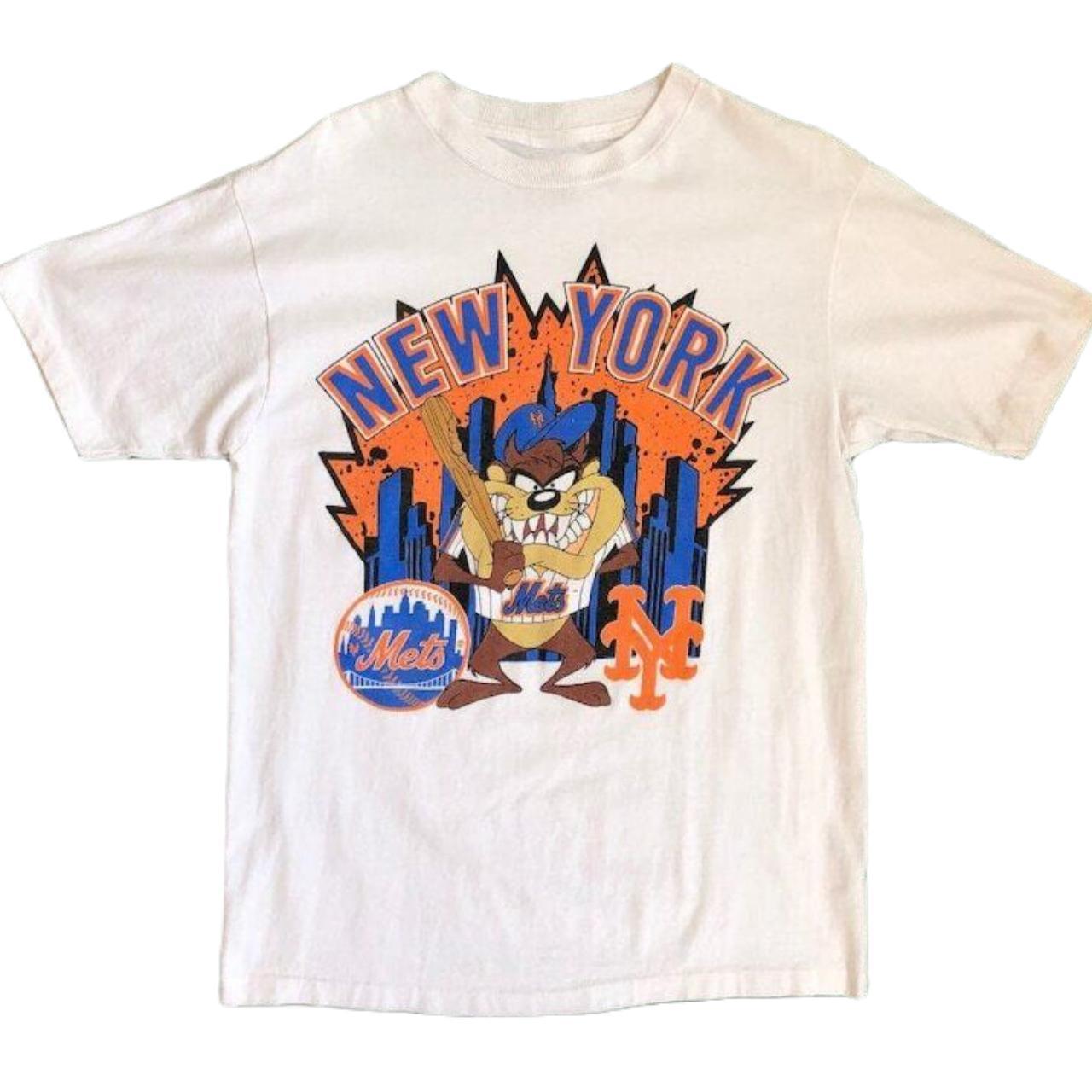 Vintage New York Mets Looney Tunes Taz Shirt MLB Baseball Shirt For Women  Men