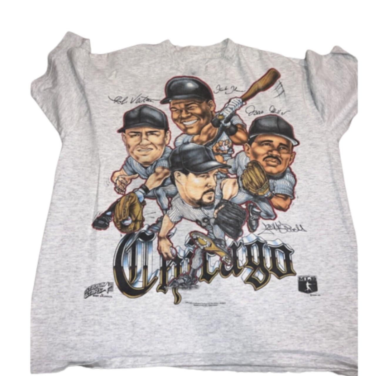 Vintage MLB Chicago White Sox Caricatures T-Shirt, - Depop