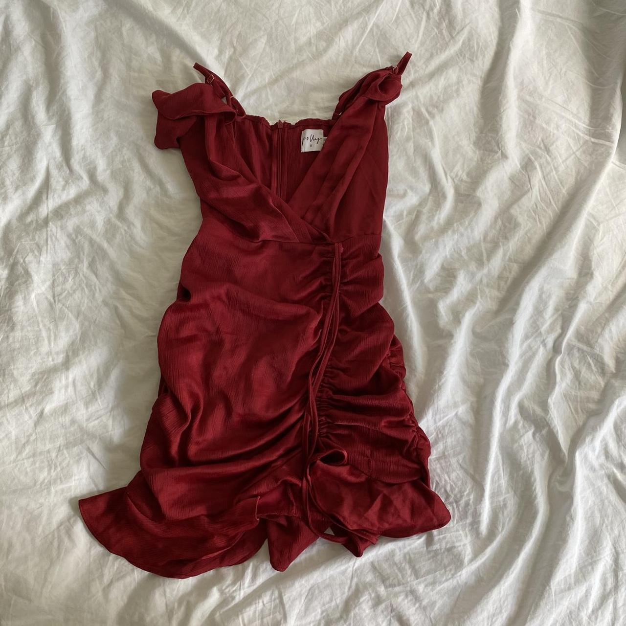 Princess Polly mini red frilly dress - only worn once - Depop