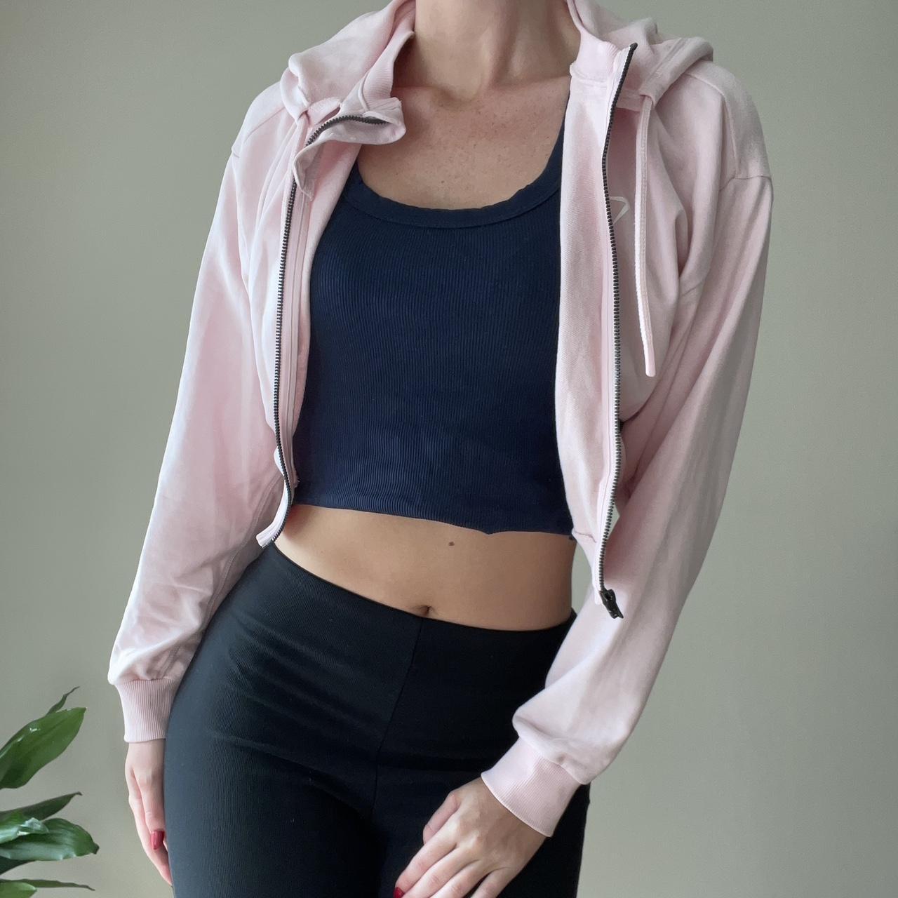 Shorts Pink Gymshark Hoodie Gymshark Baby Pink Cropped Hoodie