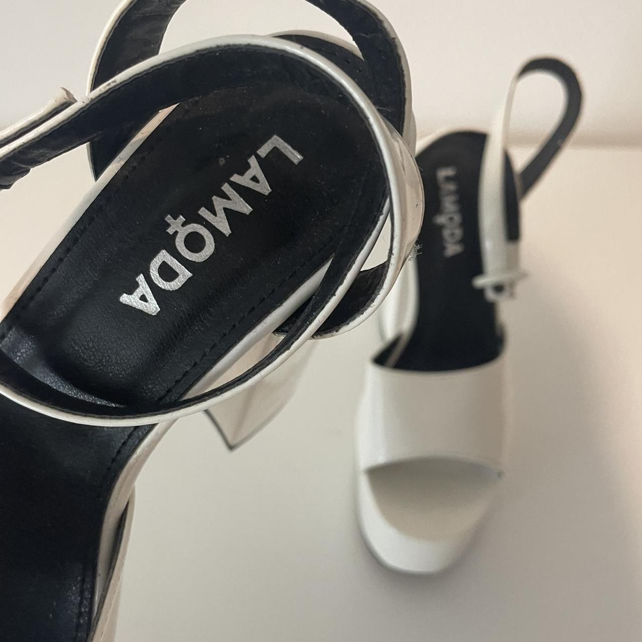 lamoda white heels